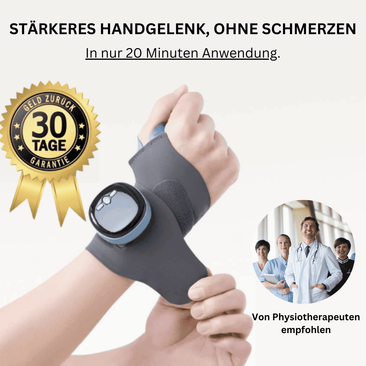 DISPEP™ Handgelenkstütze mit Wärmetherapie und EMS